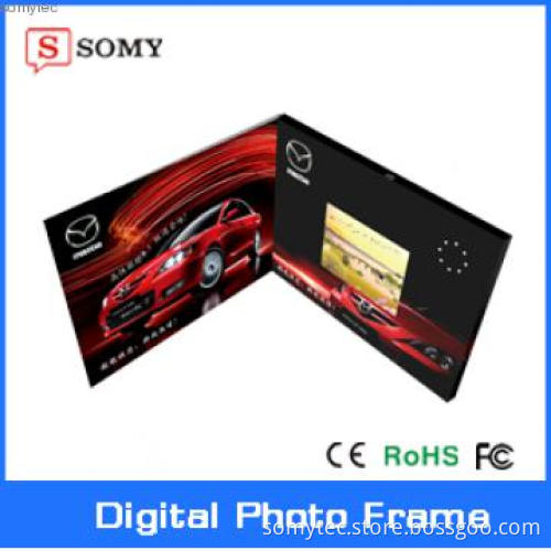 3.5 inch resolution 320*240 wholesale TFT video greeting card